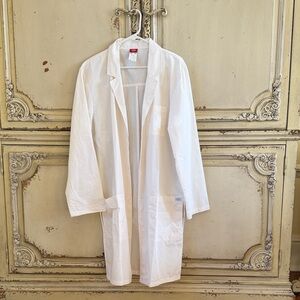 Dickies White Long Trench Coat